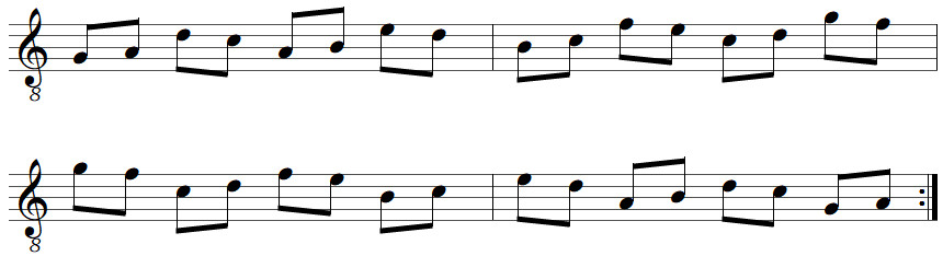 Uebung2 auf g-Saite