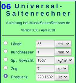 Saitenberechnung 06