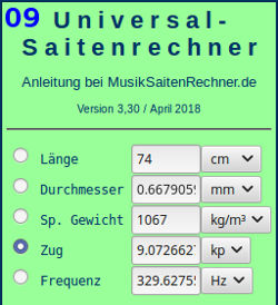 Saitenberechnung 09