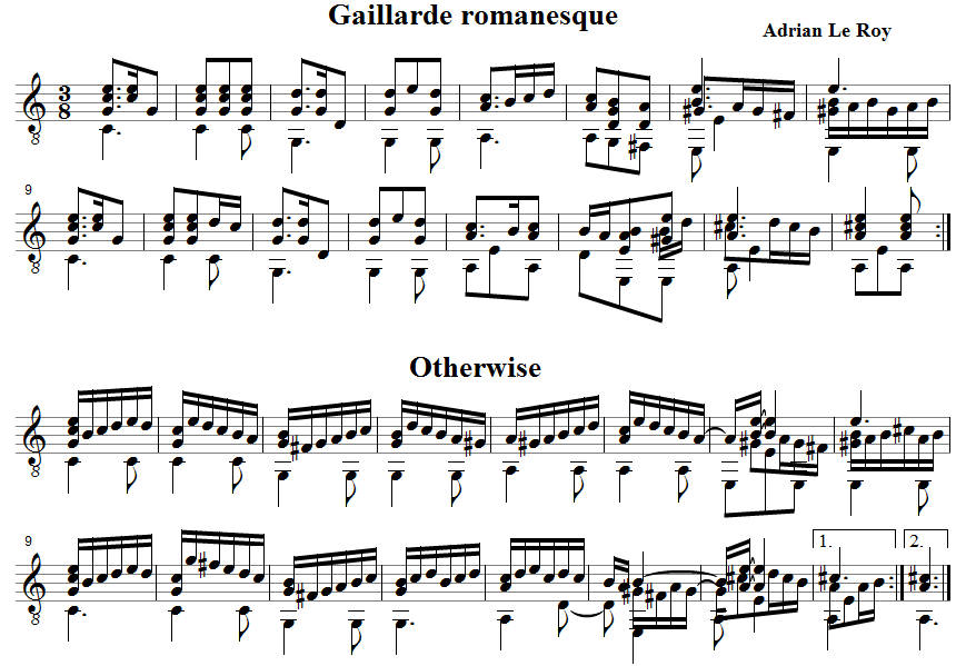 Le Roy, Gaillard romanesque