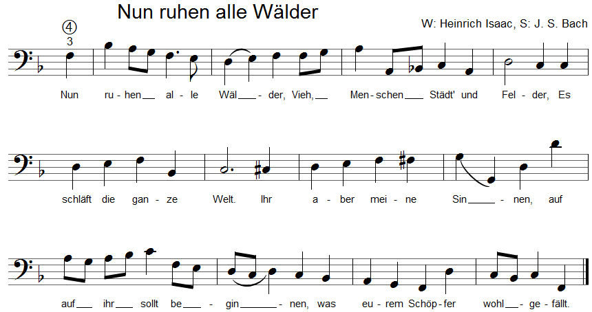 Nun ruhen alle Wälder