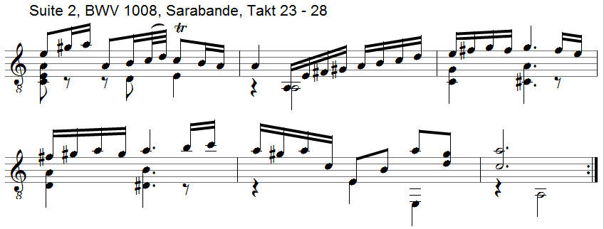 Ausschnitt Sarabande 2