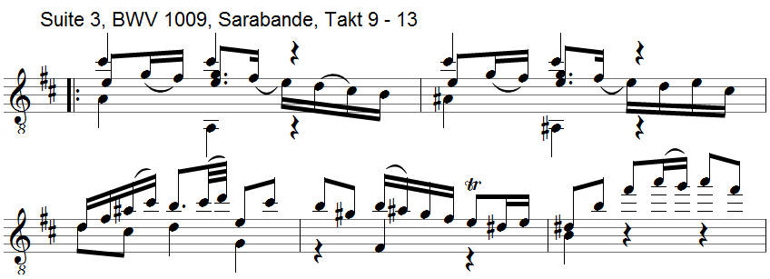 Ausschnitt Sarabande 3