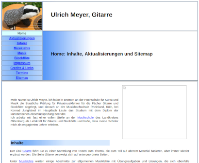 Webseite 2009