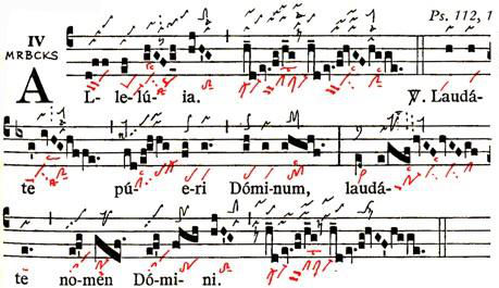 Neumen und Quadratnotation